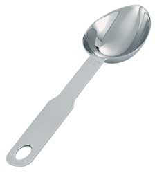 1/4 CUP OVAL  STAINLESS STEEL SCOOP