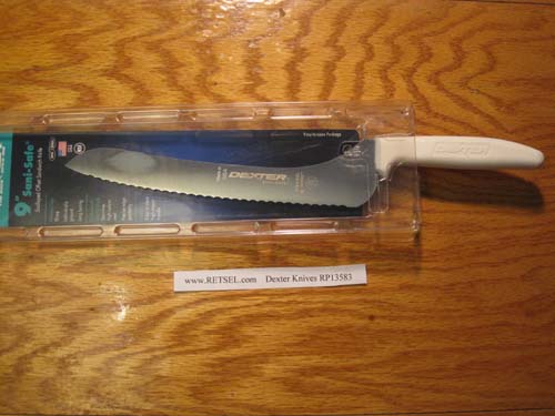 DEXTER RUSSELL SANI-SAFE 9" OFFSET BREAD SANDWICH KNIFE