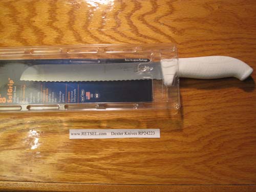 DEXTER RUSSELL SOFGRIP 8" SCALLOPED BREAD KNIFE