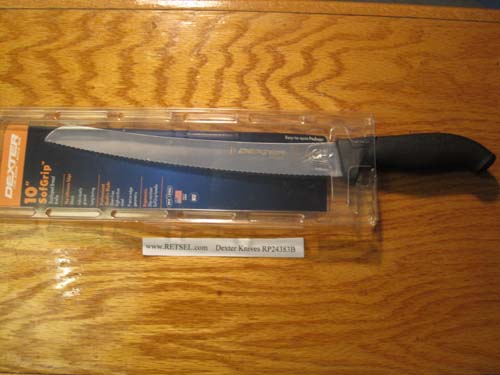 DEXTER RUSSELL SOFGRIP 10" SCALLOPED BREAD KNIFE