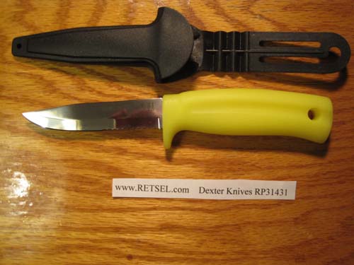 DEXTER RUSSELLl 4\" NET KNIFE WITH SHEATH