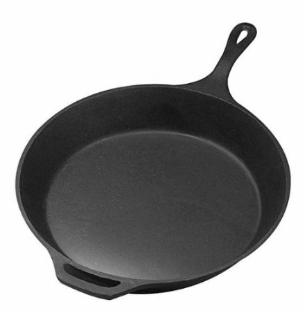 SKILLET 15 INCH PRE-SEASON CAST IRON