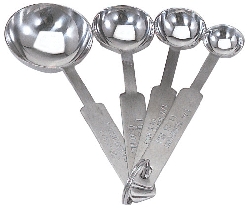 METAL MEASURING SPOON SET