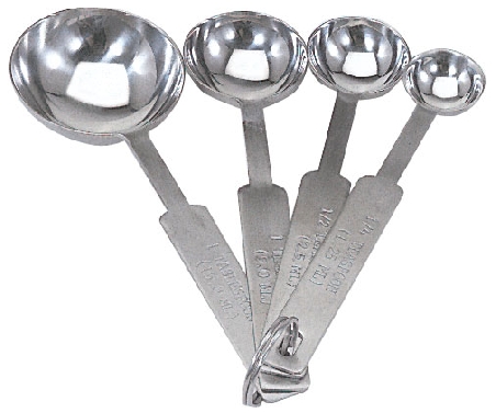 METAL MEASURING SPOON SET