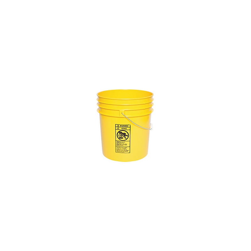 STORAGE PAIL 5 GAL. (YELLOW)