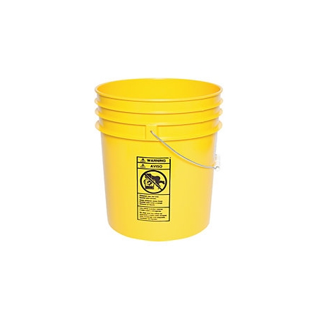 STORAGE PAIL 5 GAL. (YELLOW)