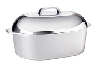 HEAVY CAST ALUMINUM COVERED OVAL ROASTER  7.5 QT.