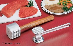 MEAT  TENDERIZER WOODEN HANDLE 13"