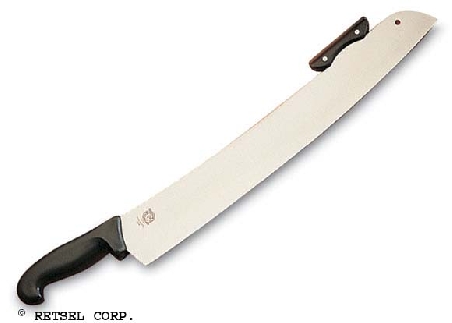 FULL TANG BLADE PIZZA KNIFE 18"