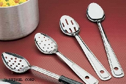 STAINLESS STEEL 11"  BASTING PERFORATED SPOON