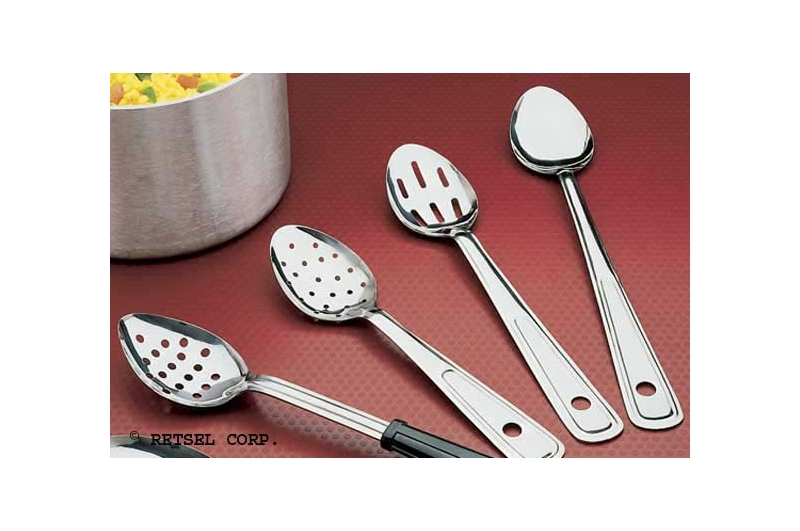 STAINLESS STEEL 11"  BASTING PERFORATED SPOON