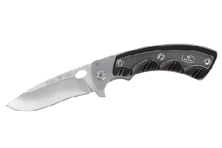 OPEN SEASON FOLDING SKINNER , THERMOPLASTIC HANDLE