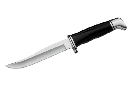 BUCK WOODSMAN BLACK PHENDLIC HANDLE