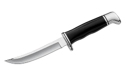 PERSONAL KNIFE BLACK PHENOLIC HANDLE