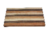 MIXED HARDWOOD REVESIBLE CUTTING BOARD