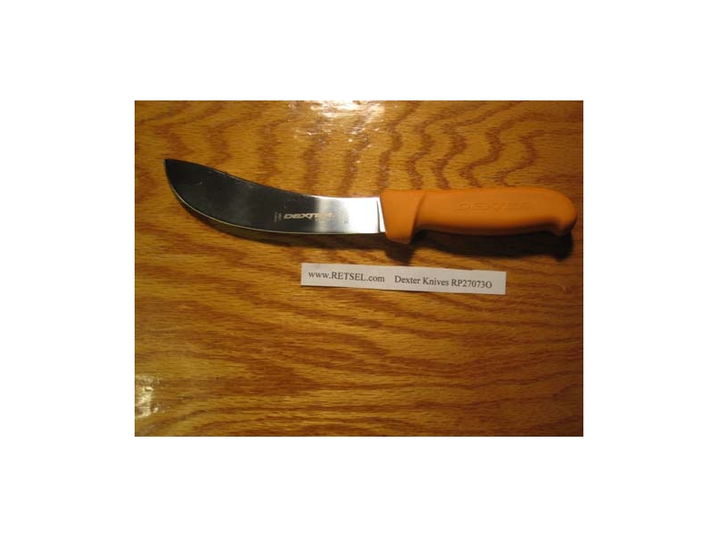 DEXTER RUSSELL 6" SKINNING KNIFE ORANGE HANDLE