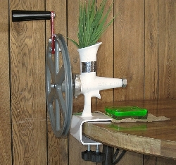 WHEAT GRASS JUICER WITH FLYWHEEL