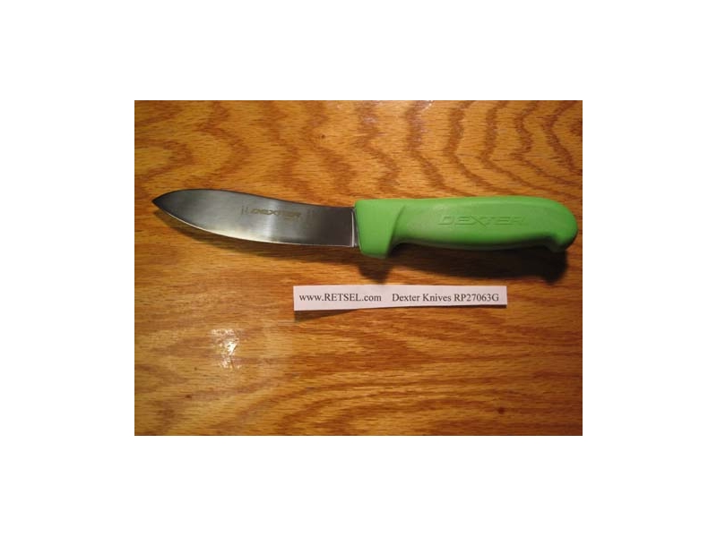 DEXTER RUSSELL PRODEX 5 1/2 LAMB SKINNING KNIFE GREEN HANDLE