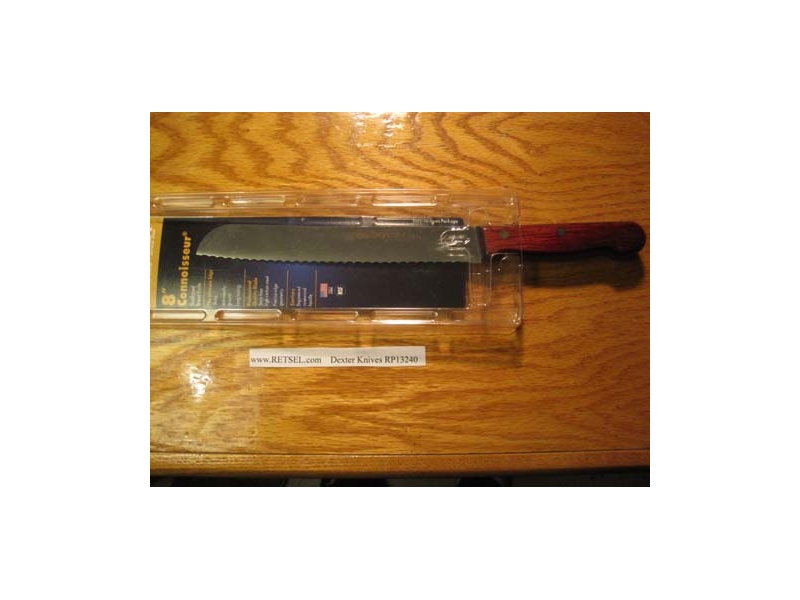 DEXTER RUSSELL CONNOISSEUR 8" SCALLOPED BREAD KNIFE