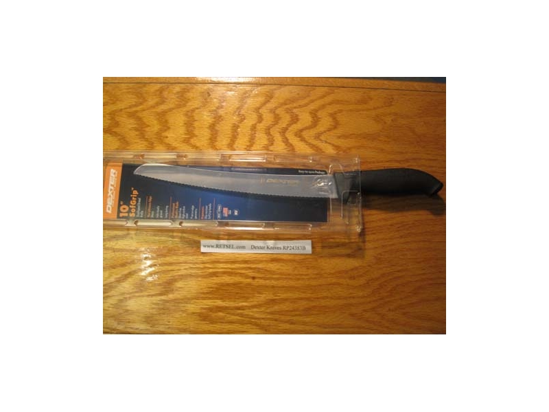 DEXTER RUSSELL SOFGRIP 10" SCALLOPED BREAD KNIFE